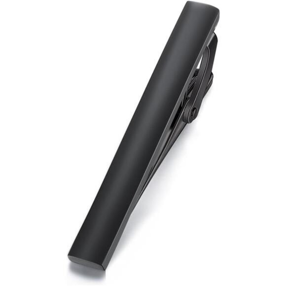 Mens Steel Tie Clip Bar Classic Metal Tie Pin for Business Suit Wedding Gift - Picture 1 of 8